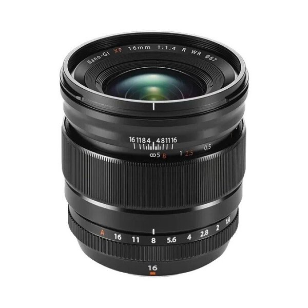Fujifilm XF 16mm F1.4 wide angle prime lens