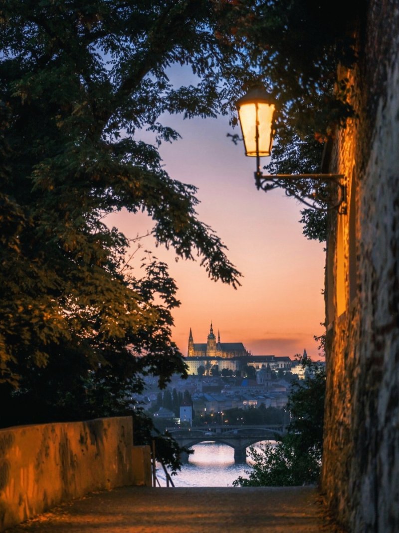 The Castle, Framed by a Lantern
