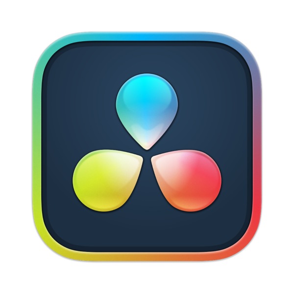 DaVinci Resolve Studio video editing and color grading software logo