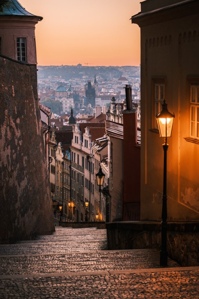 Lamps, Rooftops and First Light
