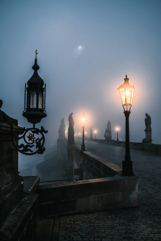 Charles Bridge lamps